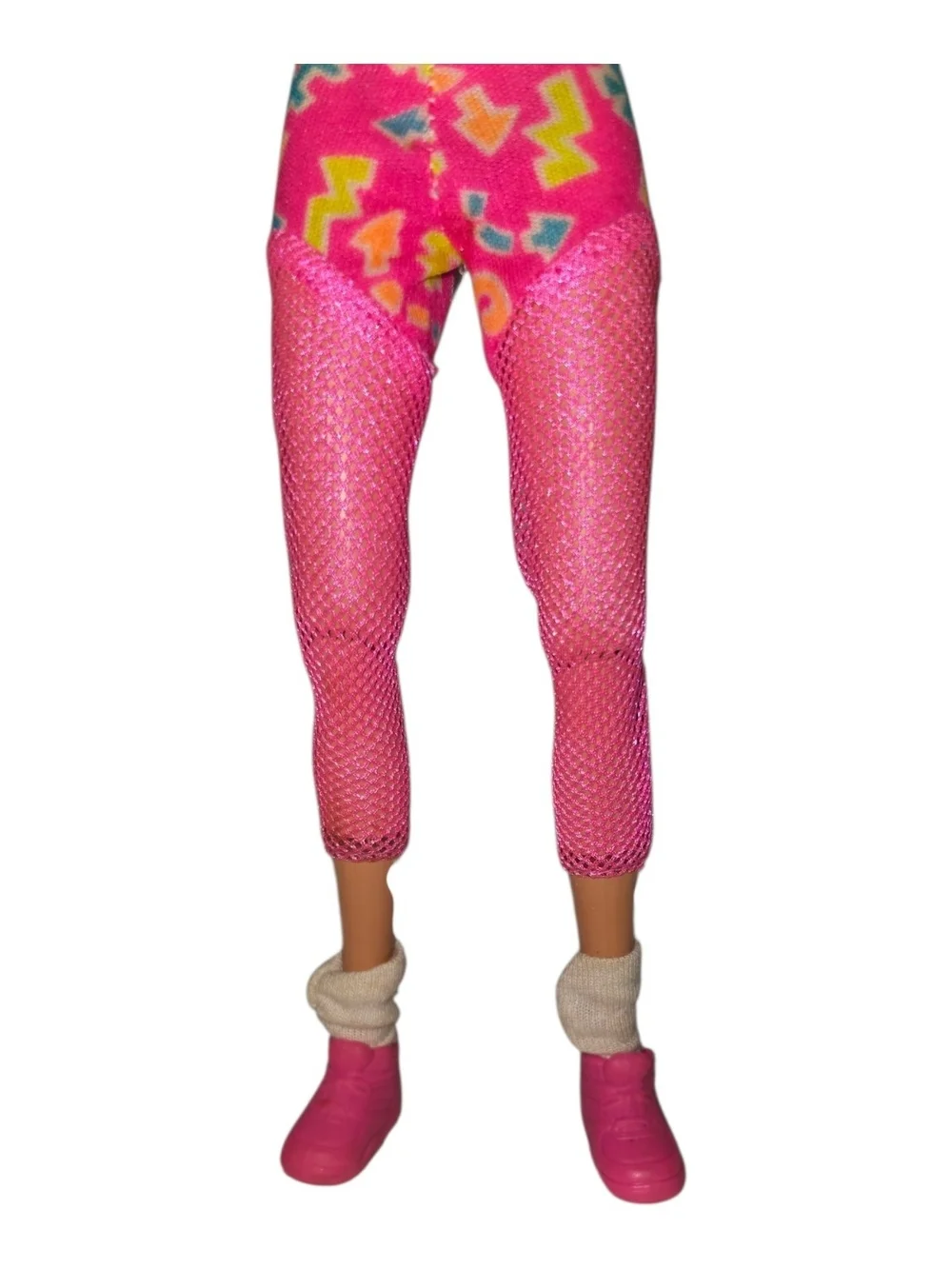 Mattel WORKING OUT Barbie 1996 Dressed w/ Shoes & Suction Cups